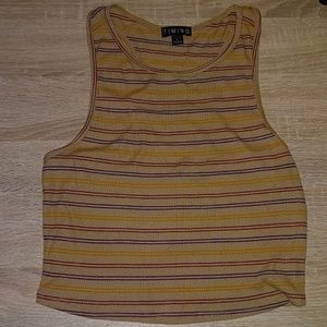 70's style crop top